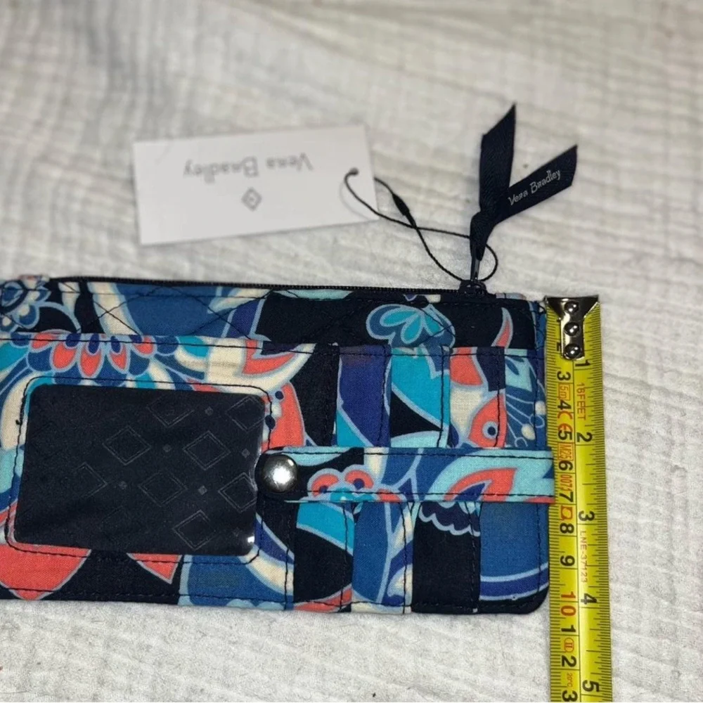 NWT Vera Bradley Lotus Flower Swirl Wallet - Picture 4 of 5